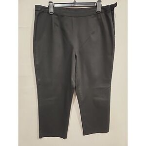 J. Jill Stretch Jeans Women's Size‎ 14 Black, Zippered Side 24" Inseam, Straight